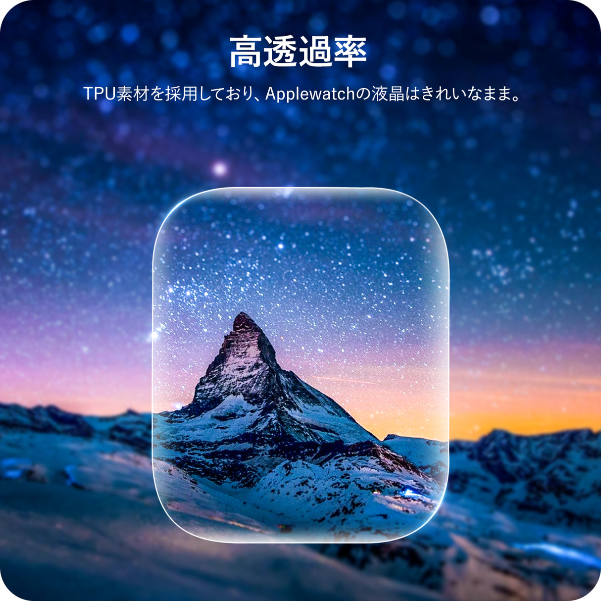 NIMASO Apple Watch 9/8/7 (41mm)用フィルム 防水 気泡レス【6枚入り】