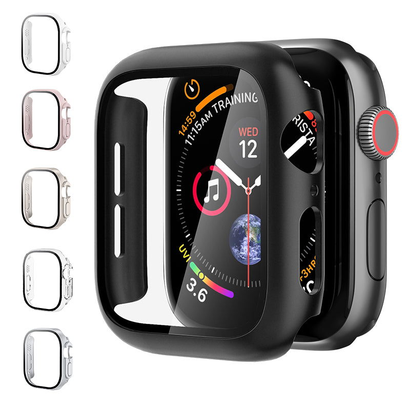 NIMASO カバー Apple watch series 11/10/9/8/7/SE/6/5/4/3/2/1/Ultra3/2/1対応 保護ケースフィルム 防水防塵