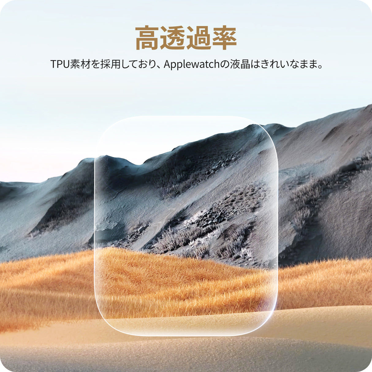 NIMASO Apple Watch (42mm/44mm)用フィルム 防水 気泡レス【6枚入り】