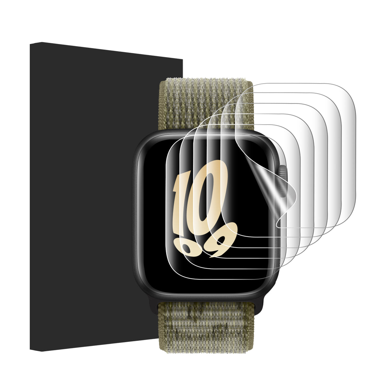 NIMASO Apple Watch (42mm/44mm)用フィルム 防水 気泡レス【6枚入り】