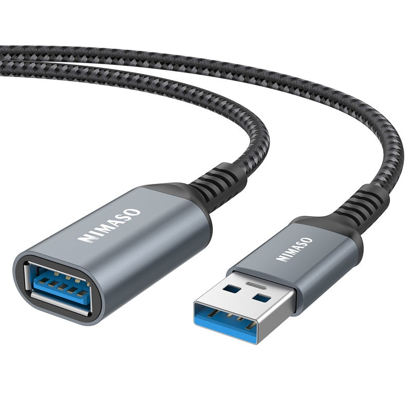 NIMASO USB 延長ケーブル USB3.0規格 0.5m (タイプAオス - タイプAメス) USB延長コード
