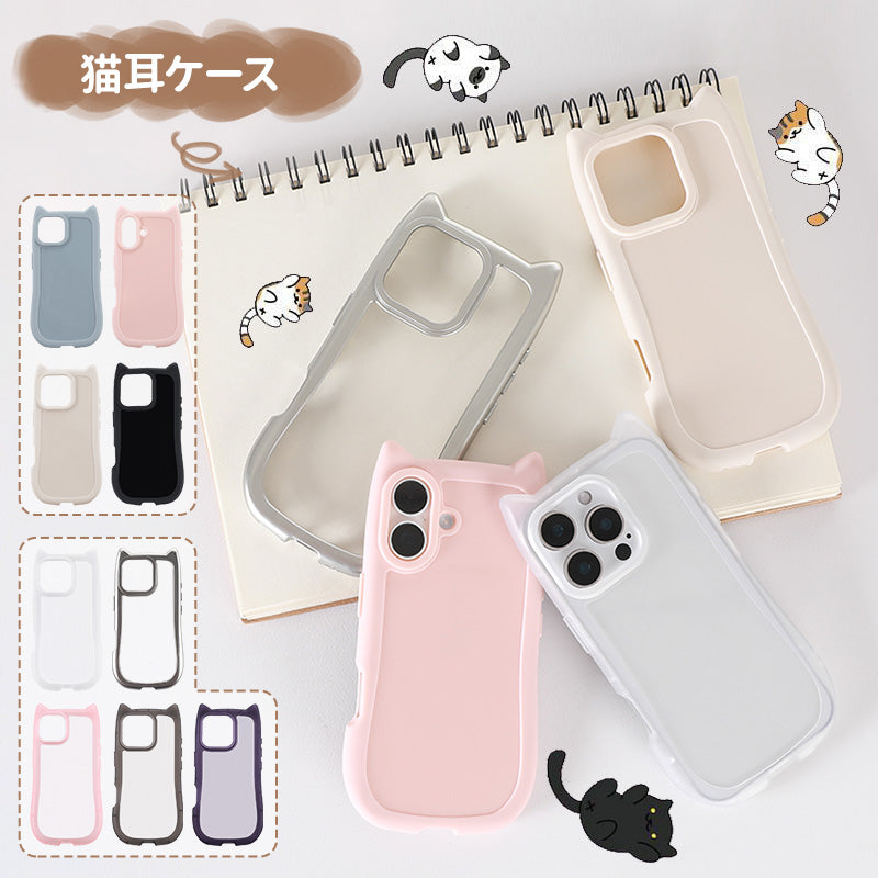 iphone16 ケース 猫 耳 人気 女子