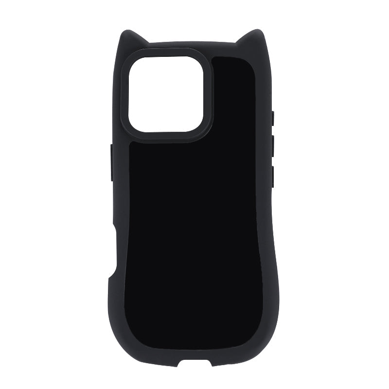 黒 猫 ケースiphoneシリーズ対応保護ケース