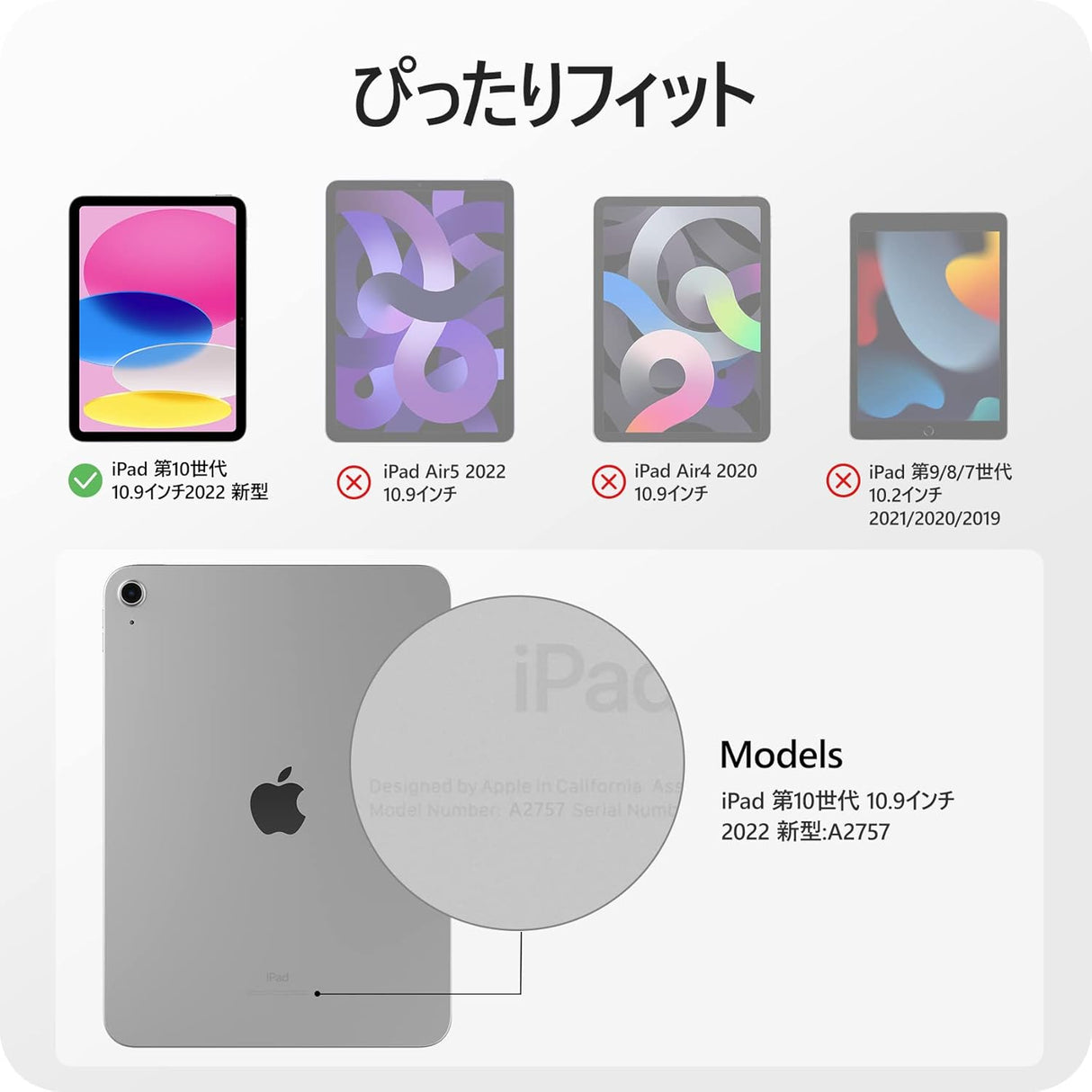 NIMASO ガラスフィルムiPad 第11世代(A16)2025/iPad 第10世代 2022用 10.9インチ 高光沢 耐衝撃