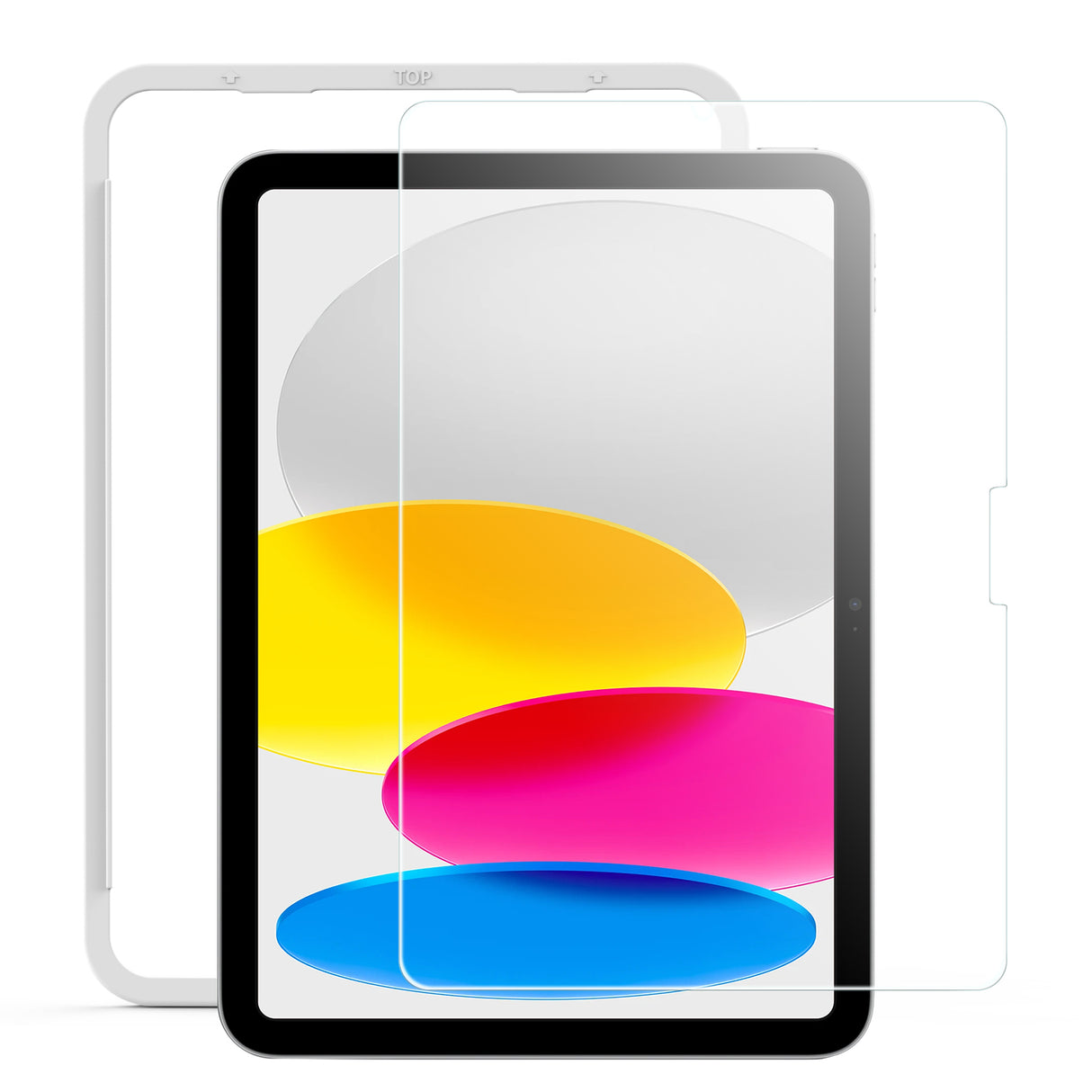 NIMASO アンチグレアガラスフィルム iPad 第11世代(A16)2025/iPad 第10世代 2022用 10.9インチ 高光沢 耐衝撃
