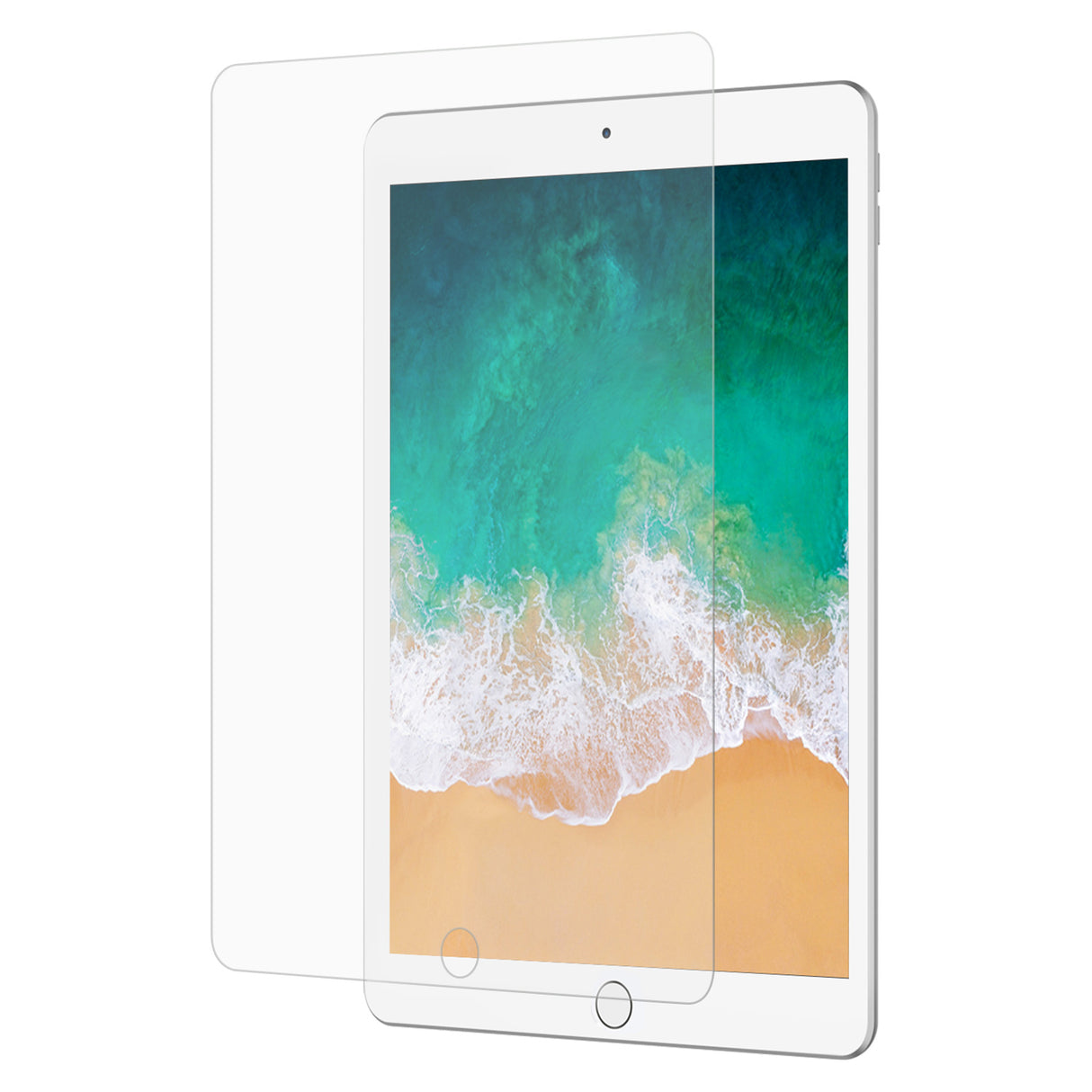 NIMASO ガラスフィルム iPad 9.7(第5-6世代)/iPad Air(第1-2世代)/iPad Pro 9.7用 高光沢 ガイド枠付き 1枚入り