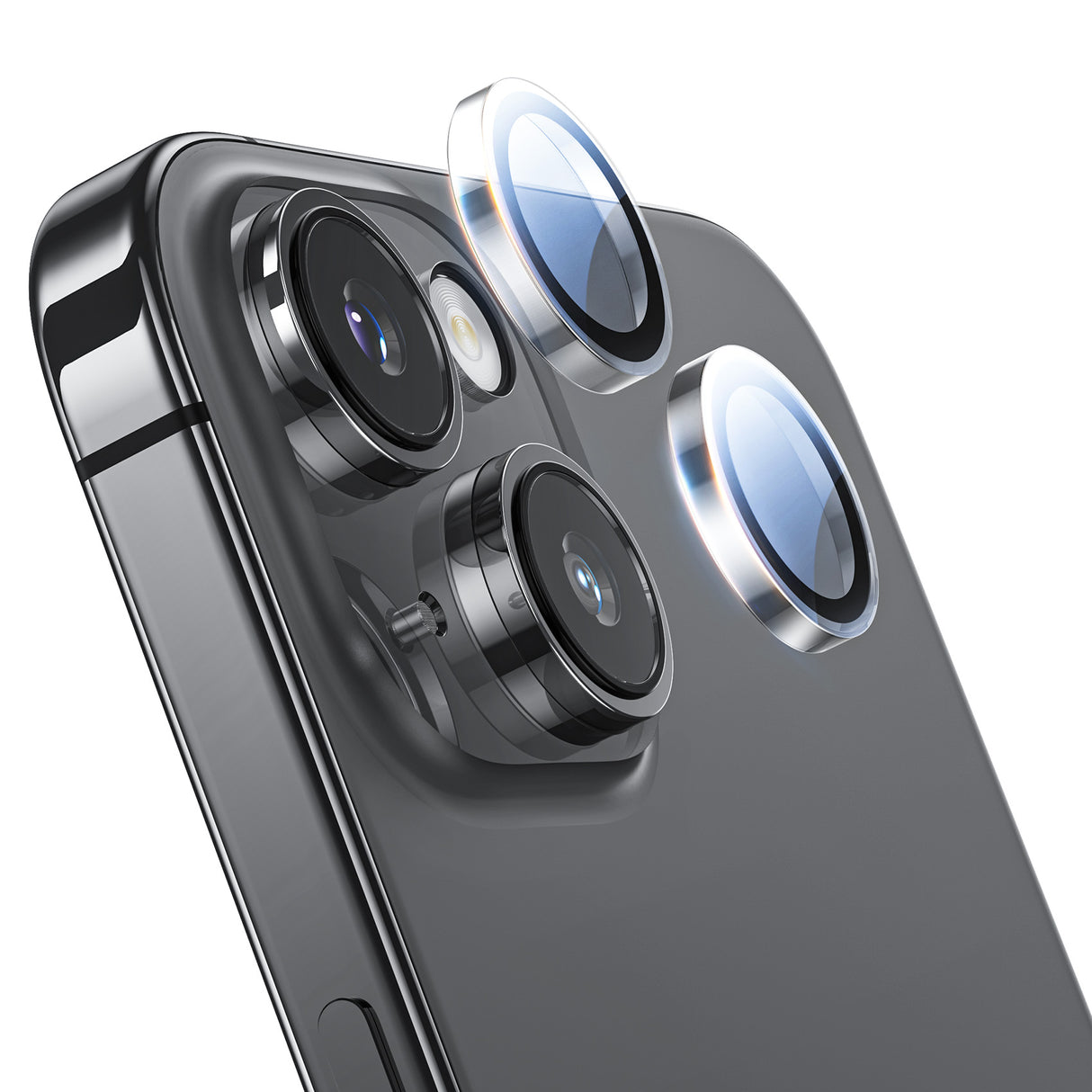 iPhone 15/Plus用 レンズカバー