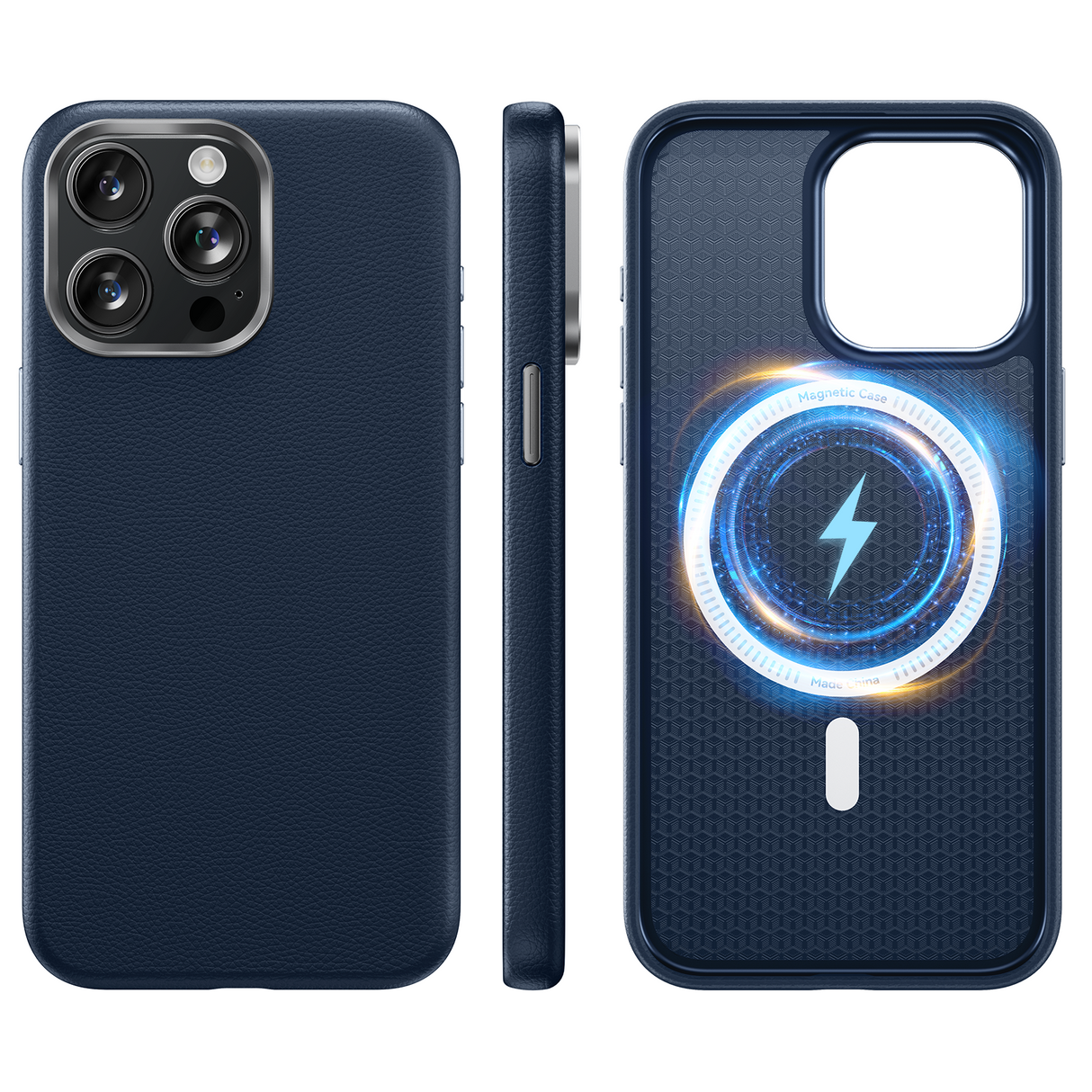 iPhone 15 Pro/15 Pro Max用 MagSafe対応【レザーケース】