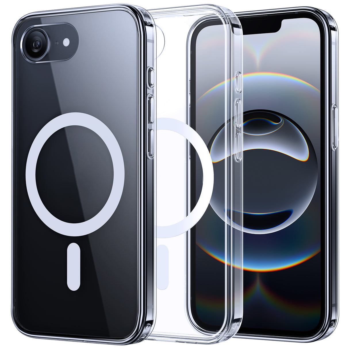 iPhone 16eケース MagSafeアクセサリー対応 (氷星シリーズ)