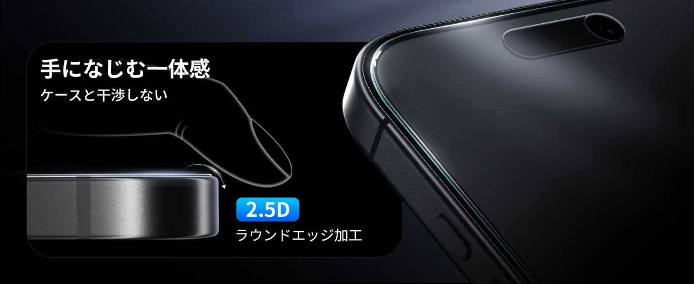 iPhone17 Pro 2in1 アンチグレア 覗き見防止 フィルム 自動除塵