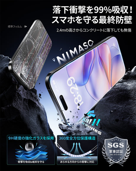 iPhone17 Air アンチグレア 2枚セット