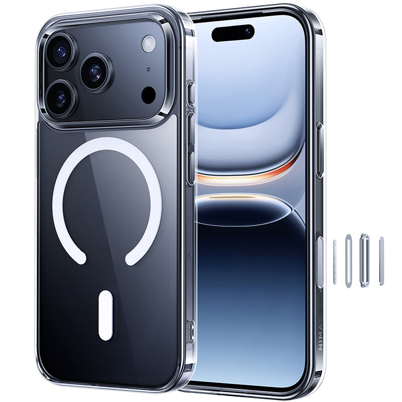 NIMASO iPhone 17 Pro ケース クリア 高耐久