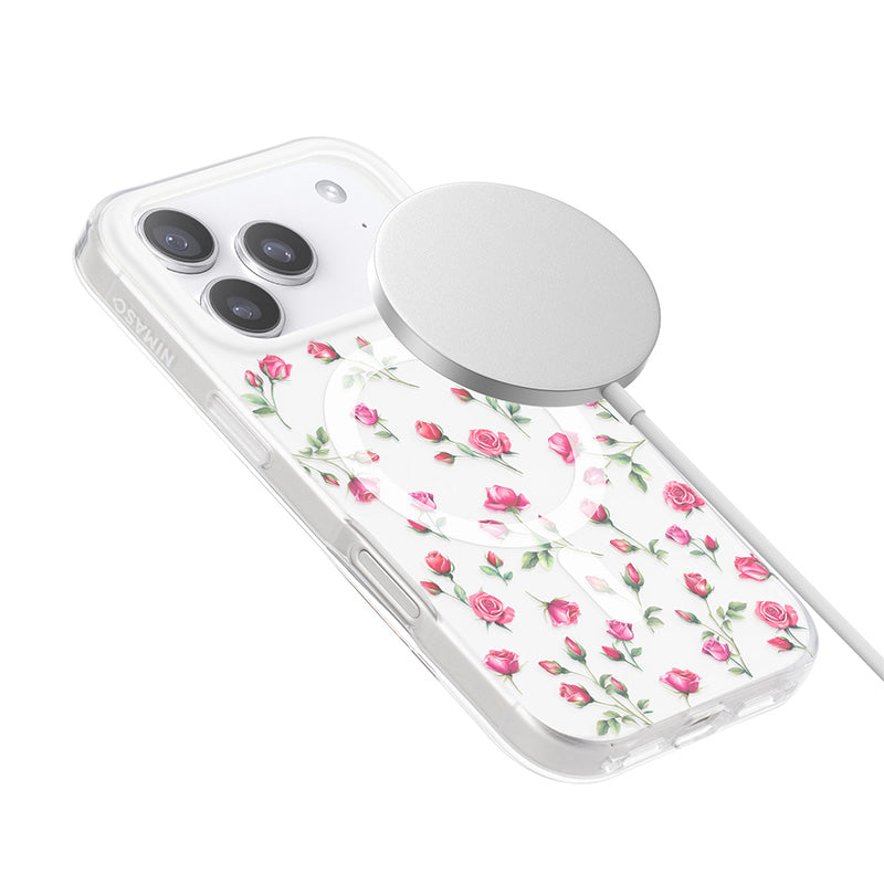 iPhone 17 Air ケース おしゃれ 赤いバラ 高級感