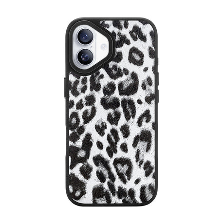 NIMASO iPhone 17 ケース MagSafe対応 おしゃれ 耐衝撃 ユキヒョウ柄