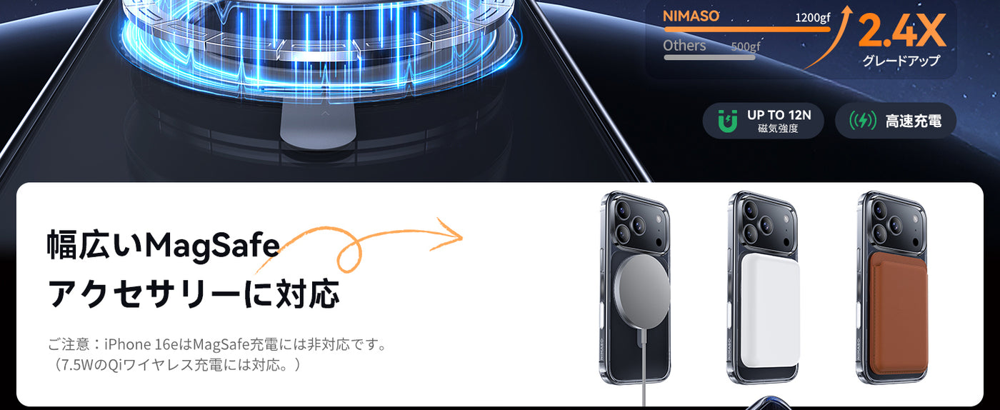 防衝撃 スマホケース iPhone 17 360°回転スタンド