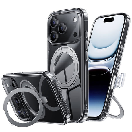 防水 iPhone 17 PRO ケース 360°回転スタンド おしゃれ