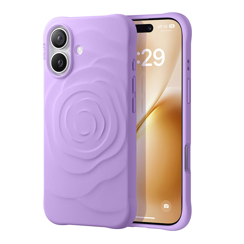 iPhone 17 Pro ケース 耐衝撃 シリコン 花柄 おしゃれ