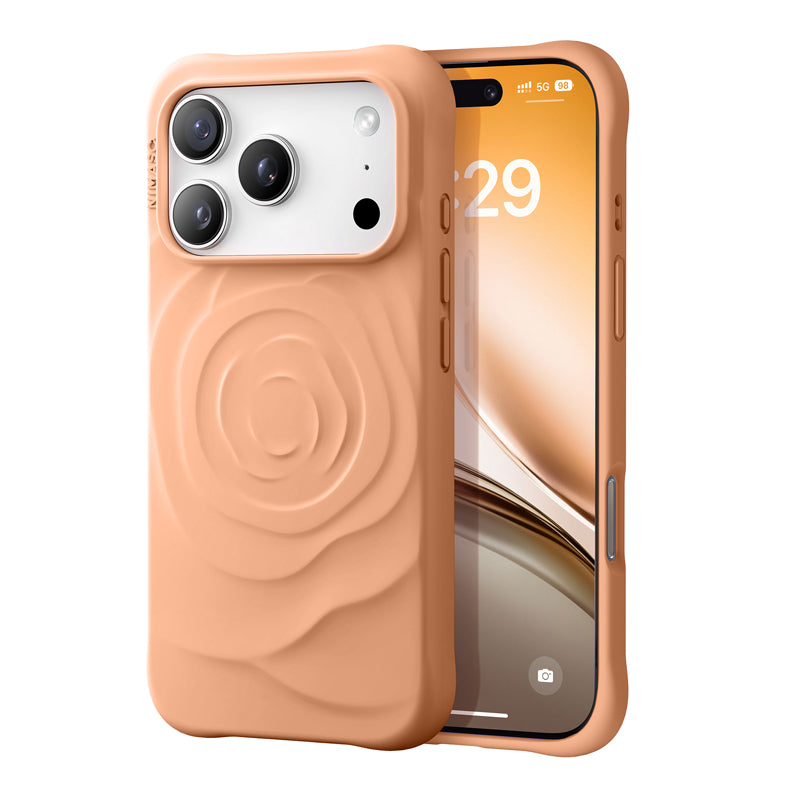 NIMASO iPhone 17 Air ケース 全面保護 シリコン 立体感 かわいい