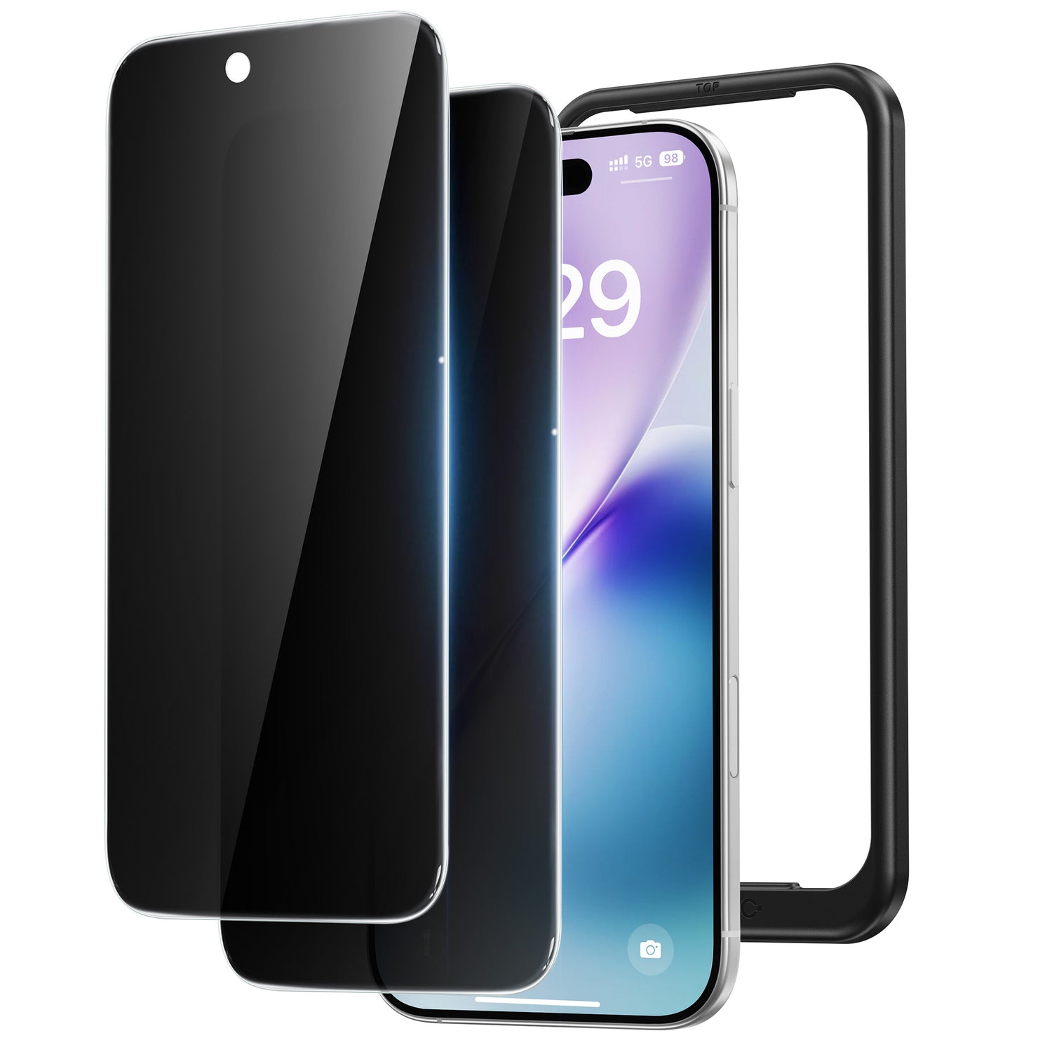 NIMASO iPhone 17 Air フィルム 割れない 覗き見防止