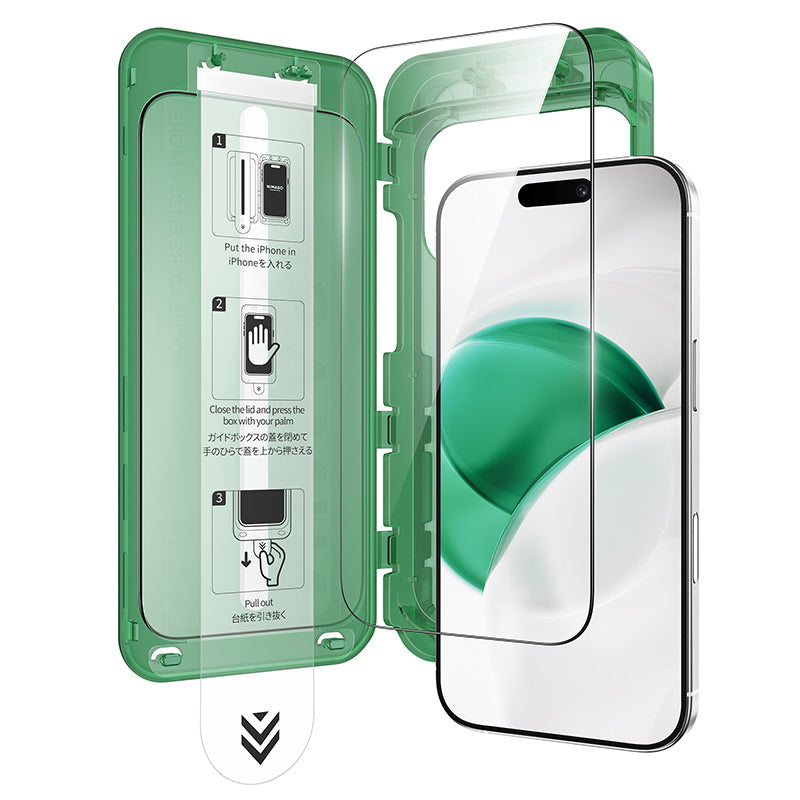 iPhone17 Pro トゥルーカラー 強化ガラス 指紋防止