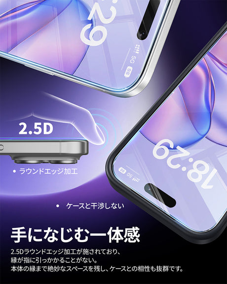 NIMASO スマホ フィルム 耐衝撃 贴りサービス