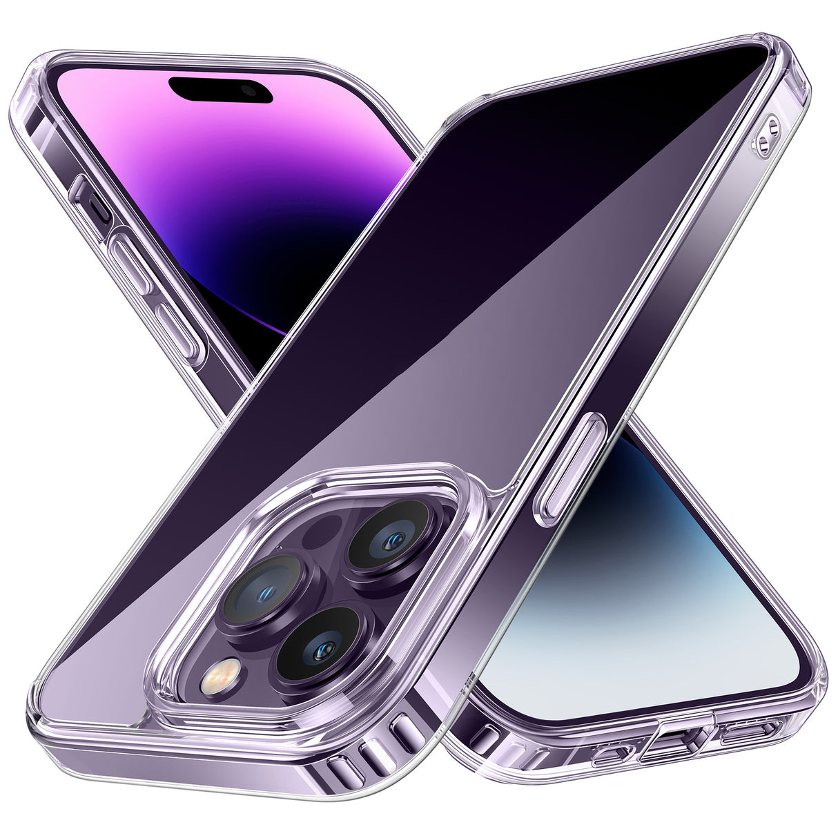 クリアケース iPhone 14 Pro用 【透明TPU】