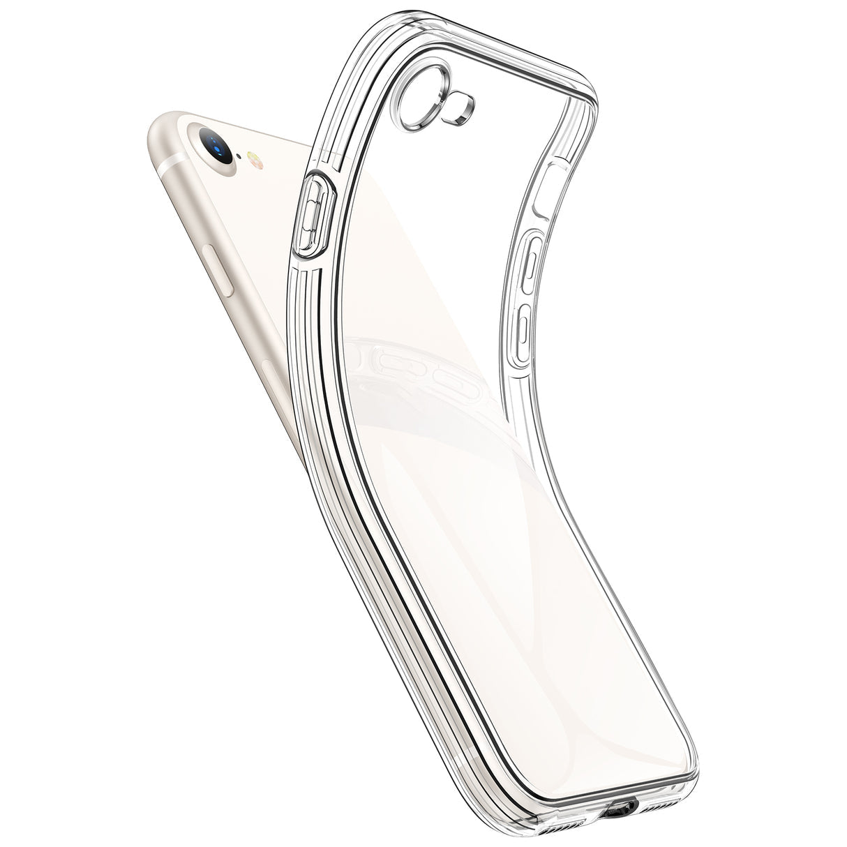 iPhone SE2/SE3/8/7用クリアケース