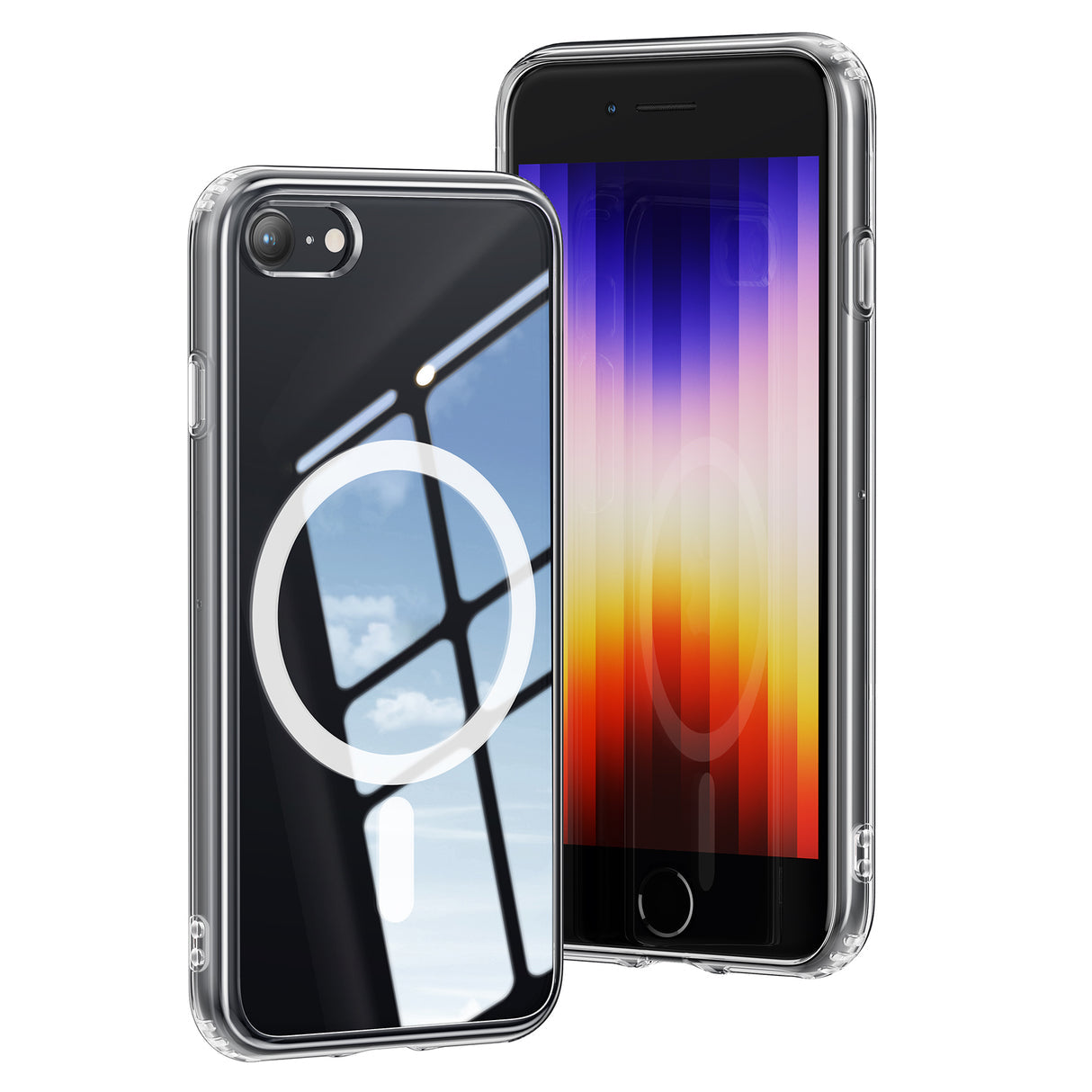 iPhone SE2/SE3/7/8 用 クリアケース Magsafe対応