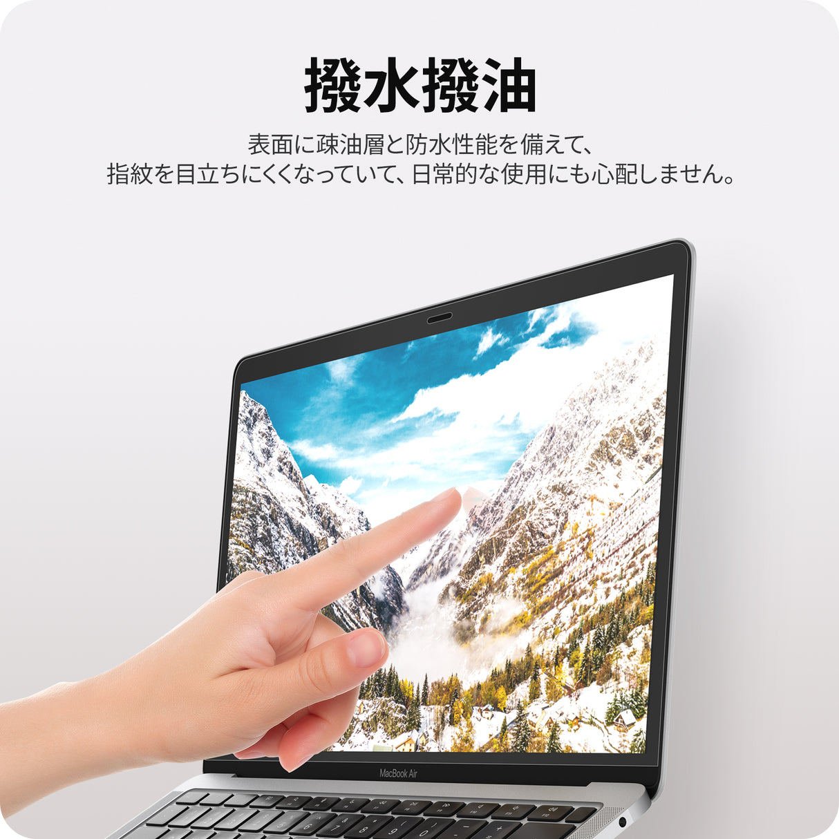 NIMASO アンチグレアフィルム MacBook Air/Pro 13 2020用 指紋防止 1枚入り