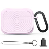 NIMASO Airpods Pro3 2025用 保護ケース シリコーン ワイヤレス充電対応 耐衝撃 キズ防止 カラビナ付き（3色）