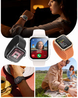 NIMASO Apple watch 11/10/9/8/7/6/5/4/SE3/SE2/SE 対応 キラキラ保護カバー＋ガラスフィルム 一体型 防水防塵 1点セット
