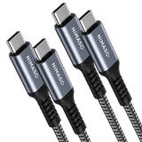 NIMASO USB-C & USB-Cケーブル 急速充電 断線防止 0.3M/1M/2M/3M長さ