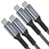 NIMASO USB-C & USB-Cケーブル 急速充電 断線防止 0.3M/1M/2M/3M長さ