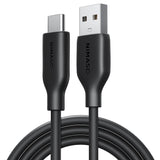NIMASO USB-A & USB-C ケーブル 絡まないケーブル シリコン素材採用 USB Type C ケーブル 2.0