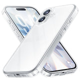 NIMASO iPhone 17/Pro/Pro Max/Air用 ケース クリア/マット 強化ガラス 9H硬度 耐衝撃 黄変防止（氷晶シリーズ）