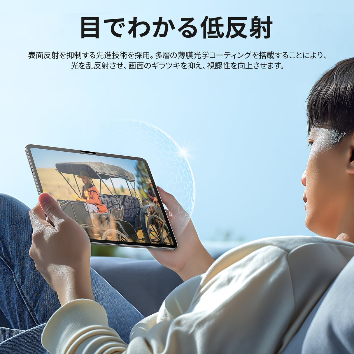 NIMASO アンチグレアガラスフィルム iPad 第11世代（A16）2025/iPad 第10世代 2022用 10.9インチ 高光沢 耐衝撃
