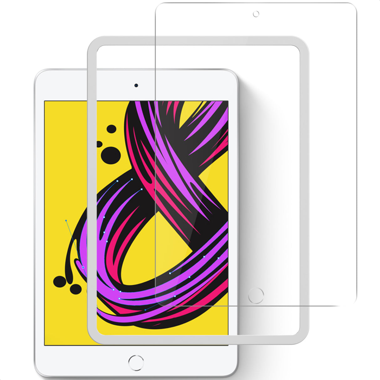 NIMASO ガラスフィルム iPad mini 4/mini 5（7.9インチ）用 高光沢 ガイド枠付き 1枚入り