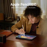 NIMASO アンチグレアガラスフィルム iPad Pro 13 インチ 2024 M4用 フィルム ガイド枠付き
