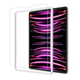 NIMASO ガラスフィルム iPad Pro(第3/4/5/6世代) 12.9用 高光沢 ガイド枠付き 1枚入り