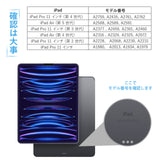 NIMASO ブルーライトカット ガラスフィルム iPad Pro(第1/2/3/4世代)/iPad Air(第5/4世代)用 ガイド枠付き 1枚入り