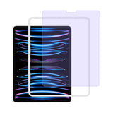 NIMASO ブルーライトカット ガラスフィルム iPad Pro(第1/2/3/4世代)/iPad Air(第5/4世代)用 ガイド枠付き 1枚入り