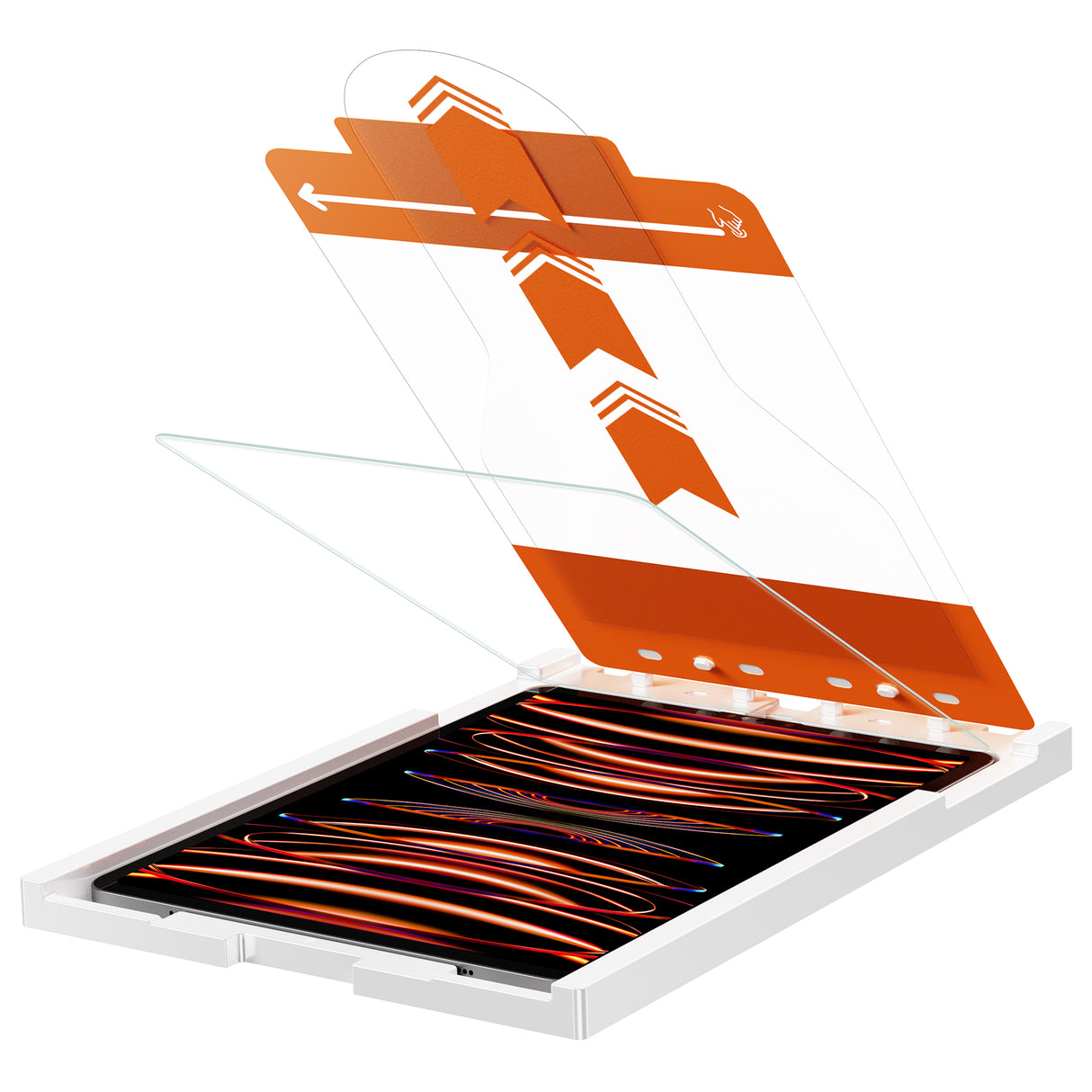 NIMASO 自動除塵 ガラスフィルム iPad Pro 11 第1/2/3/4世代 用/iPad Air5 第5世代 Air4 用