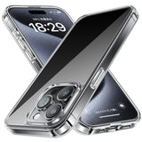 NIMASO ケース iPhone 15/Plus/Pro/Pro Max用 クリア 保護ケース 黄変防止 スマホケース