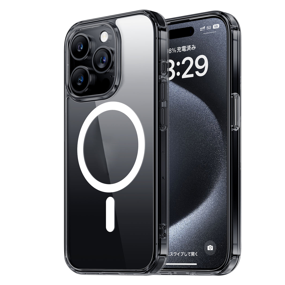  iPhone 15 Pro/Pro Max スマホケース（氷星シリーズ）耐衝撃