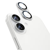 NIMASO Camera Film for iPhone 16/Plus/Pro/Pro Max, Aluminum Alloy + 9H Glass [2 Sheets] 