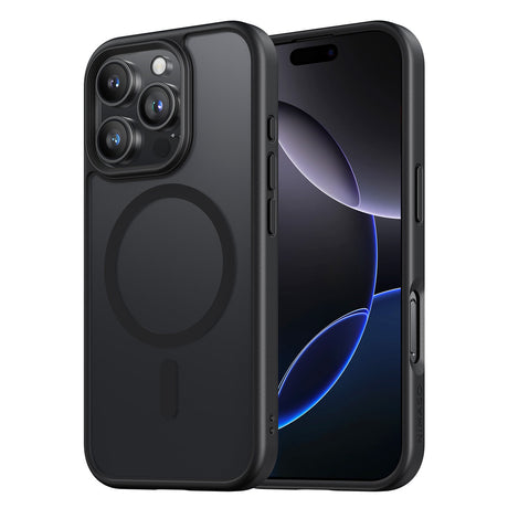  iPhone 16Pro Max用ケース MagSafe対応 マット仕上げ （黒羽シリーズ）