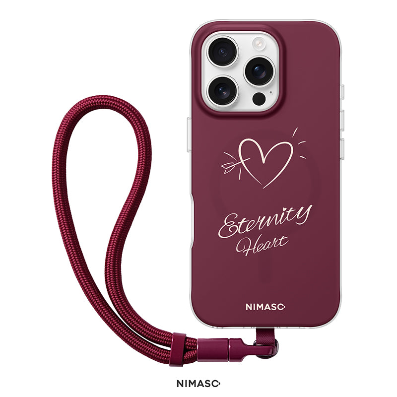 【NIMASO x Destinyシリーズ】 iPhone 17/17 Pro/17 Pro Max/iPhone 16/iPhone 16 Pro/iPhone 16 Pro Max用 ペアケース MagSafe対応 お揃いギフト 限定ストラップ付き