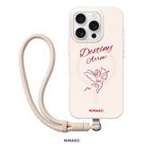 【NIMASO x Destinyシリーズ】 iPhone 17/17 Pro/17 Pro Max/iPhone 16/iPhone 16 Pro/iPhone 16 Pro Max用 ペアケース MagSafe対応 お揃いギフト 限定ストラップ付き