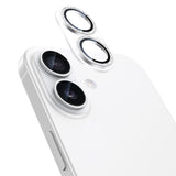 NIMASO カメラフィルム iPhone 17/Pro/Pro Max 対応 アクリル＋キラキラ 全面保護 黒縁取り 9H強化ガラス 耐衝撃 1枚セット