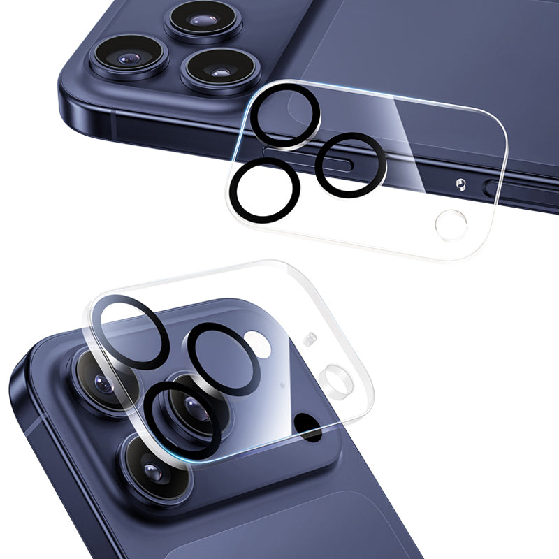 iPhone 17 Pro 用 黒縁取りカメラフィルム レンズ全面保護 NIMASO